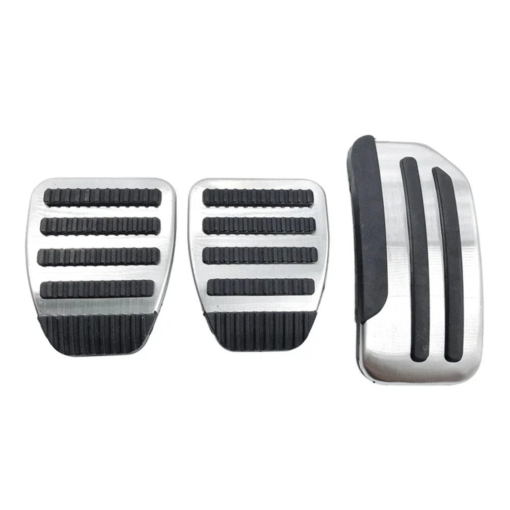 Stainless Steel Clutch Brake Gas Pedal Covers for Nissan Tiida Livina Juke
