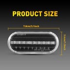 Sequential Amber LED Side Marker Lights for VW Jetta/Golf (1999-2004)