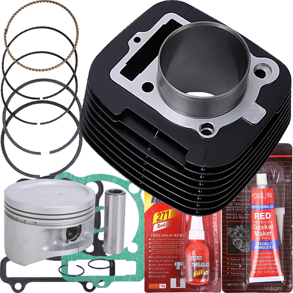 Top End Kit Cylinder Piston Gasket for Yamaha Kodiak 400 YFM400 FW (1993–1999)