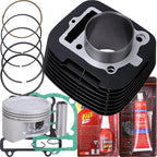 Top End Kit Cylinder Piston Gasket for Yamaha Kodiak 400 YFM400 FW (1993–1999)