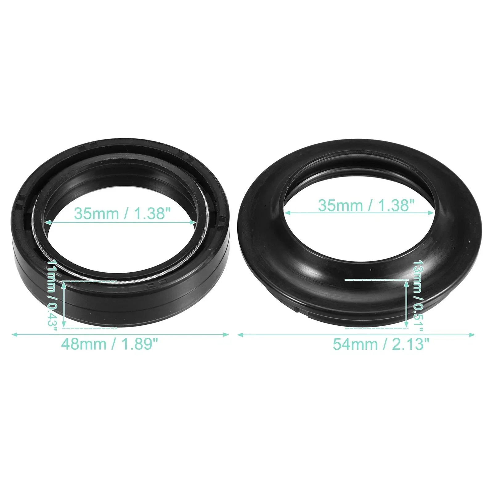 35x48x11mm Motorcycle Front Fork Shock Oil Seal Dust Seal for BMW R850