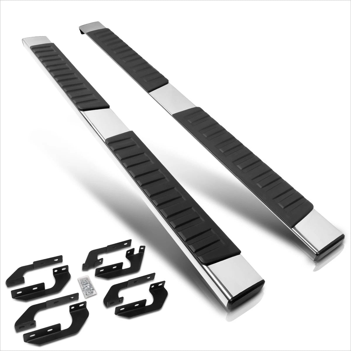 Set of 2 Aluminum Flat Running Boards for Tundra Crewmax (2007–2021)