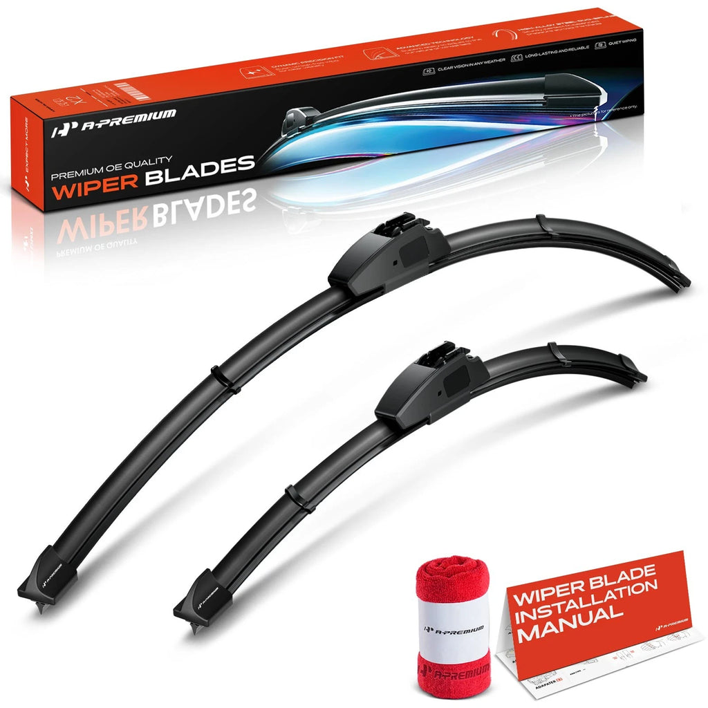 2X Front Windshield Wiper Blades for Toyota Prius (2023–2024)