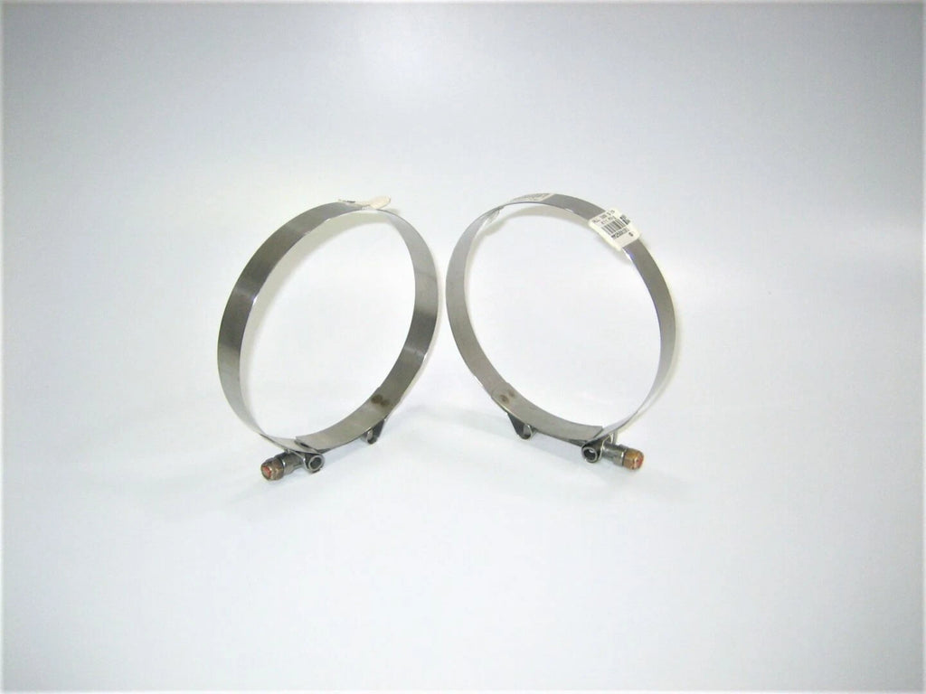 Set of 2 T-Bolt Exhaust Intake Hose Clamps for Marine Boat Motor (300110500)