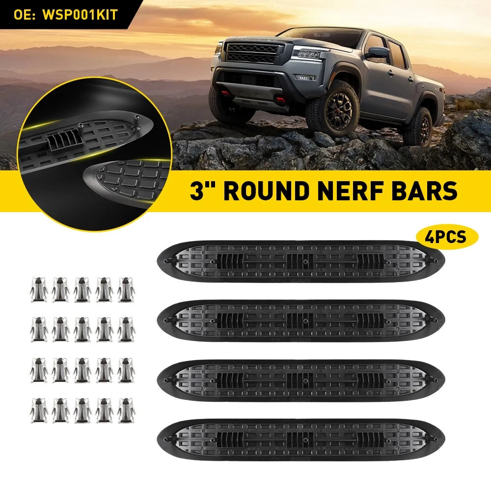 Nerf Bar Pad Kit for 3" Round Nerf Bars (Year Range Not Specified)