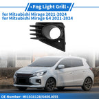 Front Left Fog Light Grill No.MI1038128 for Mitsubishi Mirage (2021–2024)