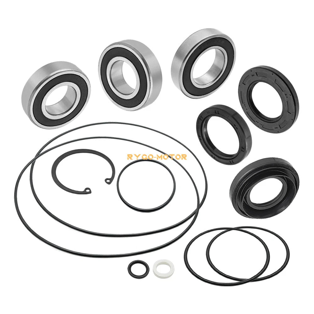 Rear Left Axle Wheel & Brake Drum Bearings Seals Kit for Honda Rancher 350 400 (2000–2006)