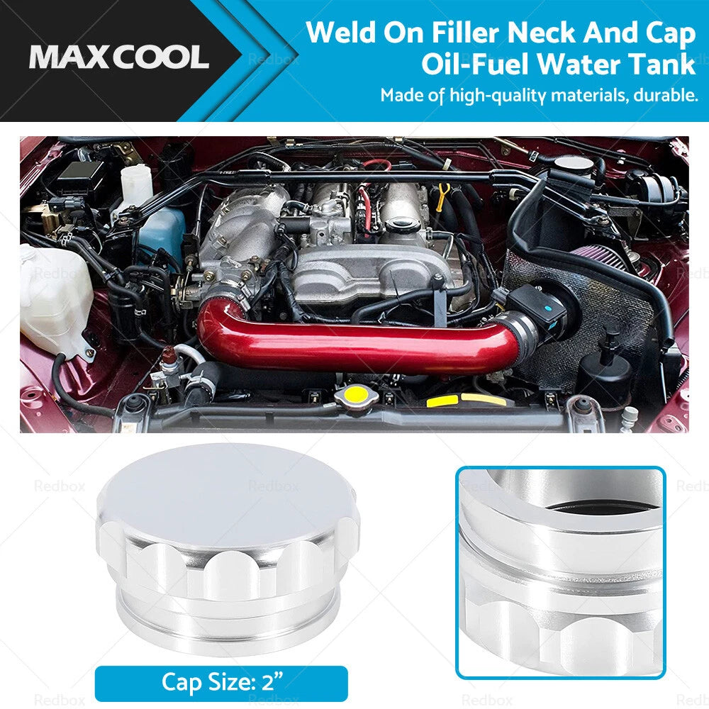 2" Aluminium Alloy Weld On Filler Neck Cap for Universal Applications