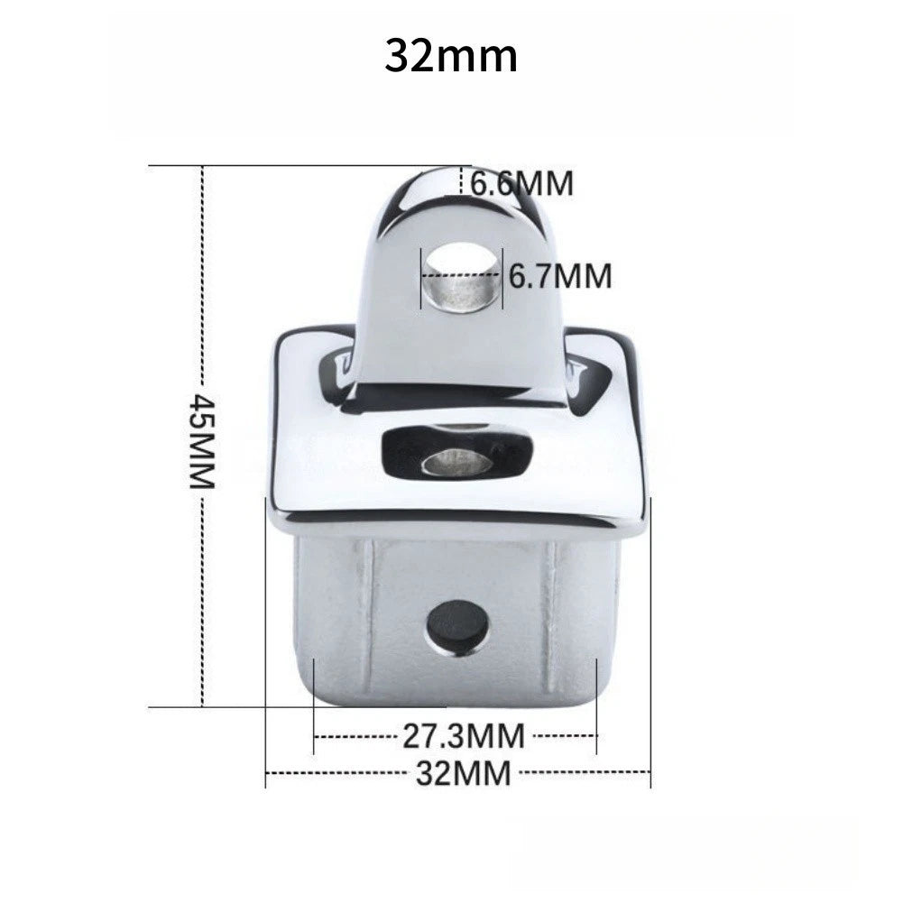 Sliding Cap for Square Tube Bimini Top (28mm, 32mm) 316 SS