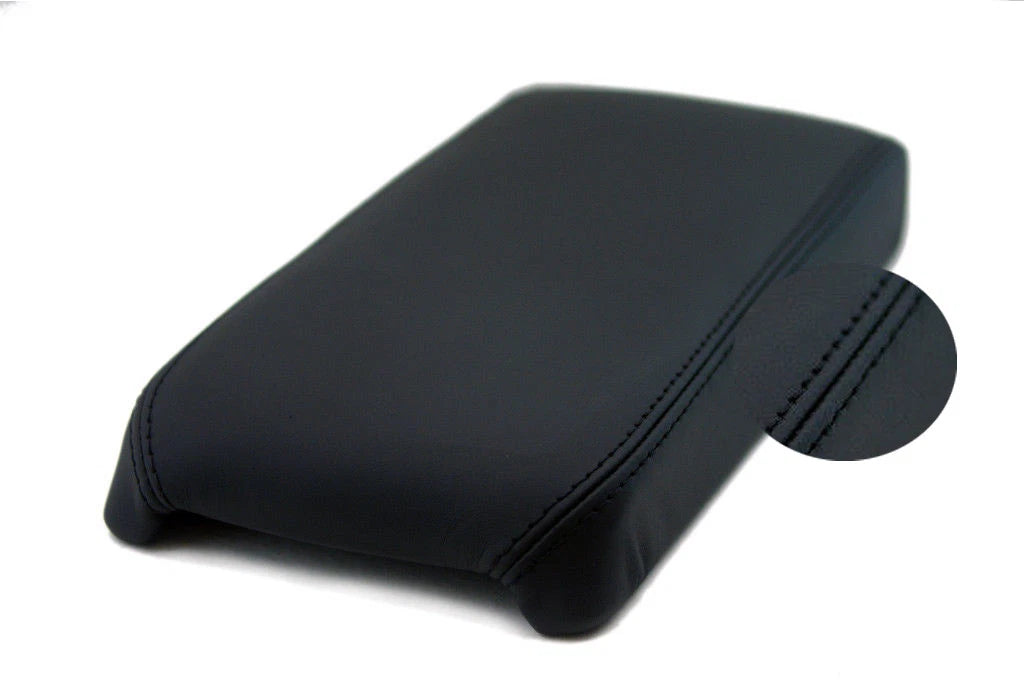 Center Console Armrest Cover for Chrysler Sebring (2007–2010) Black Leather