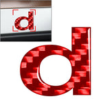 Set of 4 Door Wall Window Badge Emblem Decals Stickers Red for