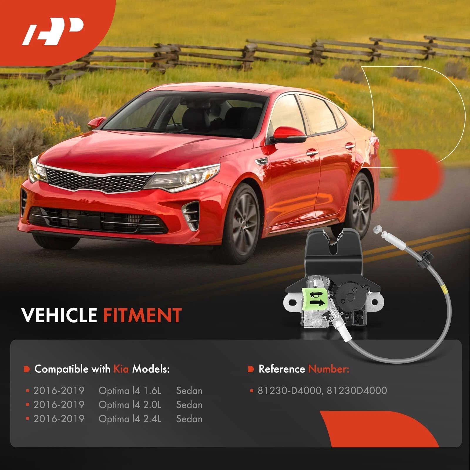 Rear Trunk Door Lock Actuator for Kia Optima (2016-2020)