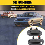 Set of 2 Outside Door Handles for Nissan Sentra (2000–2006) - Smooth Black