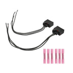 2X Front Turn Signal Light Connector for Jeep Wrangler JK (2007–2018)