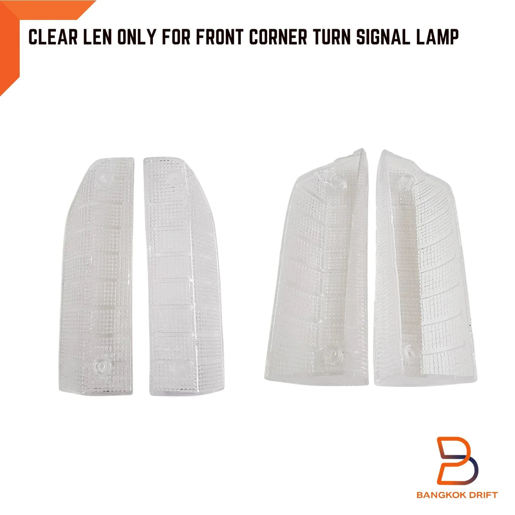 CLEAR Lens Front Corner Turn Signal Light for Toyota Hilux Ute (1978-1983)