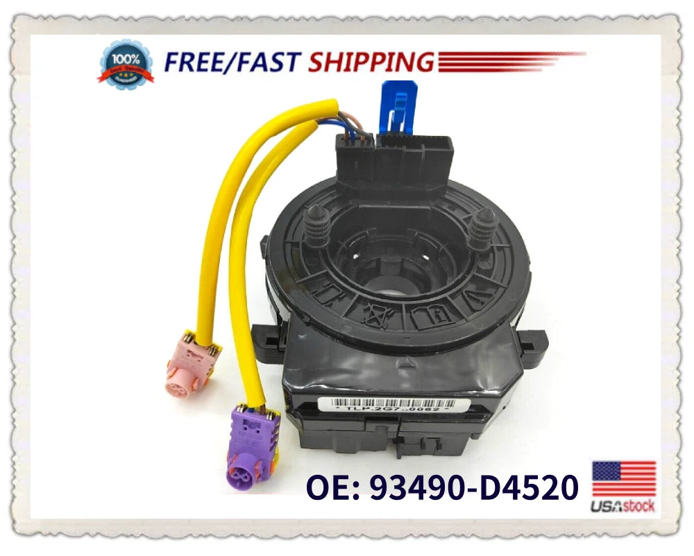 Spiral Cable Clock Spring 93490-D4520 for Kia Optima Cadenza (2016–2020)