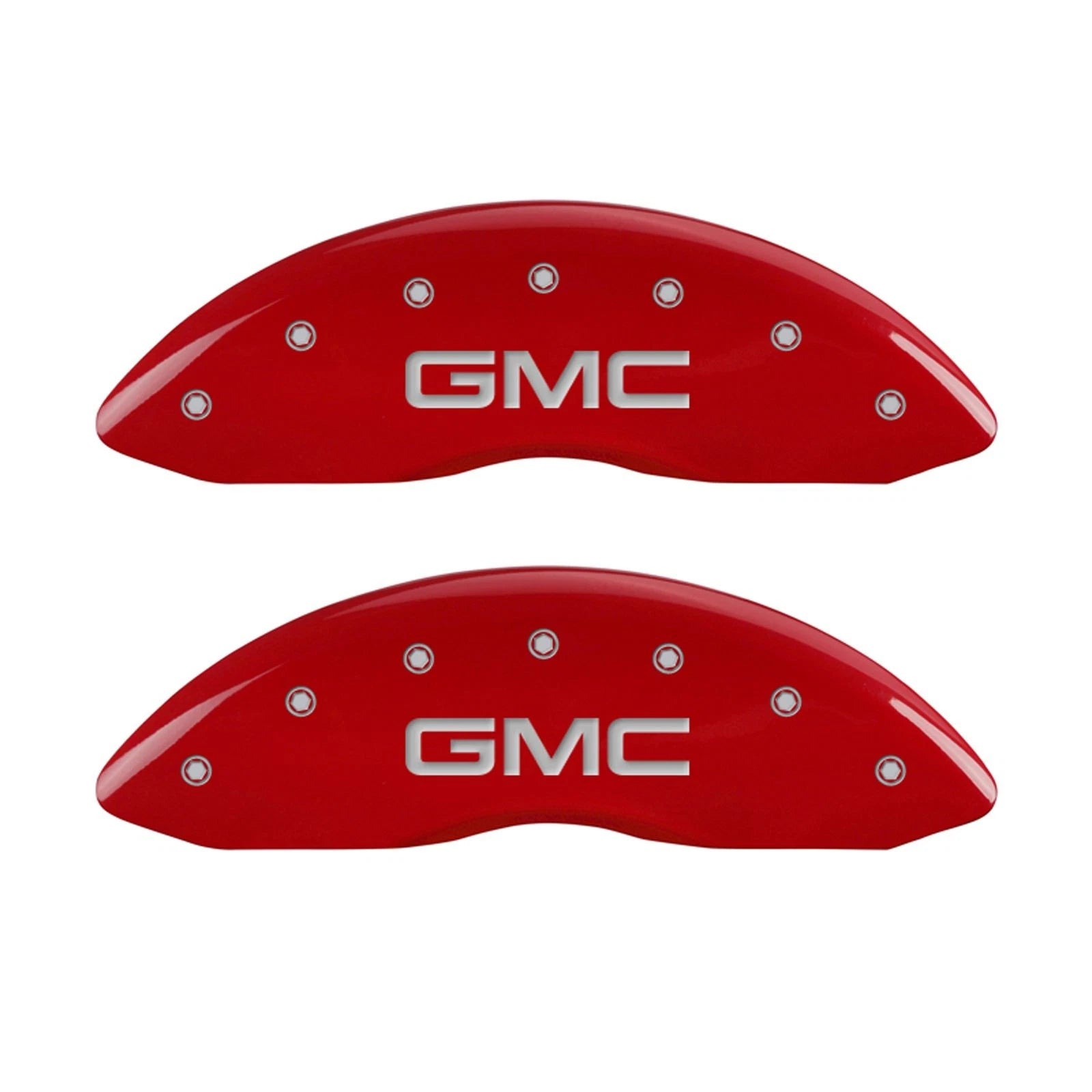 Red Caliper Covers Set of 4 for GMC Sierra 2500 (1999–2004) by MGP