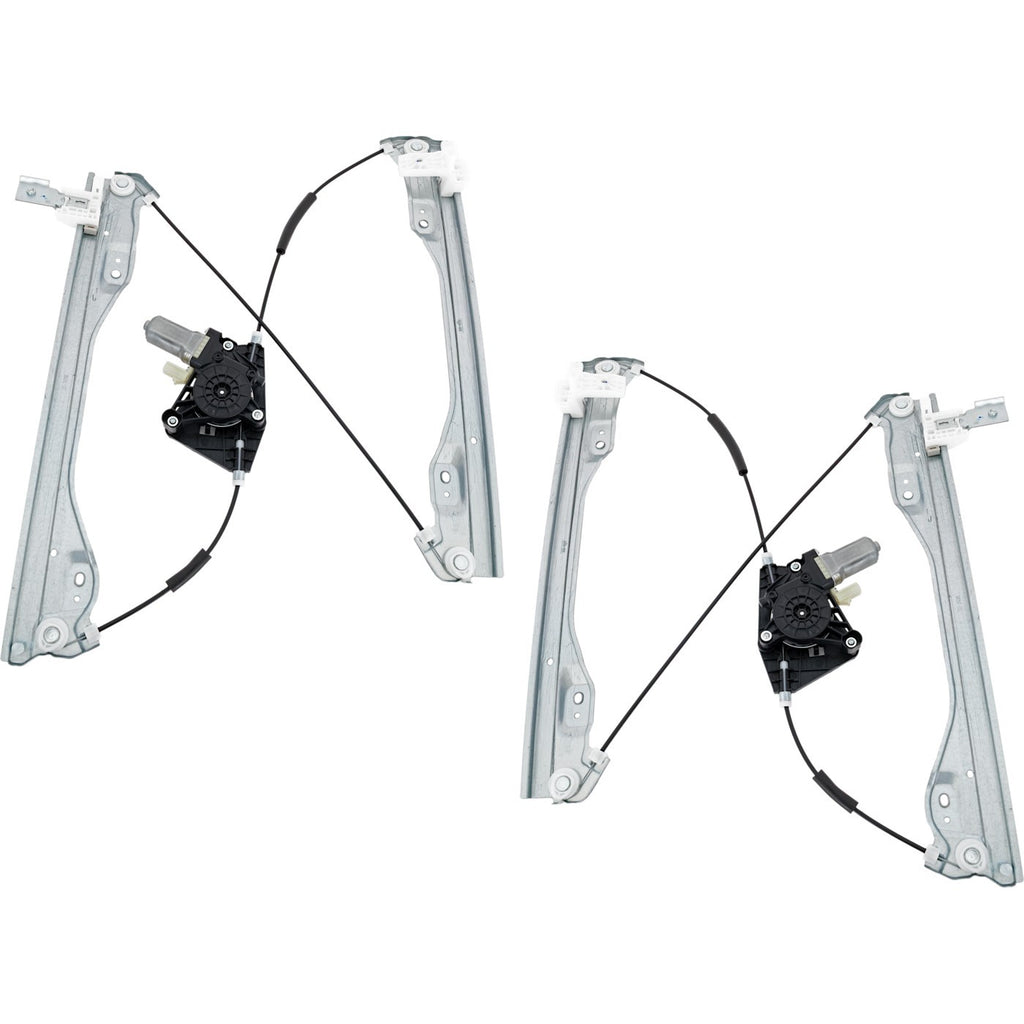 Set of 2 Window Regulators for Front Driver & Passenger Side