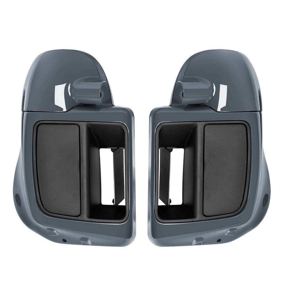 Lower Vented Fairings Engine Guard for Harley Touring (2014–2023) Gunship Gray