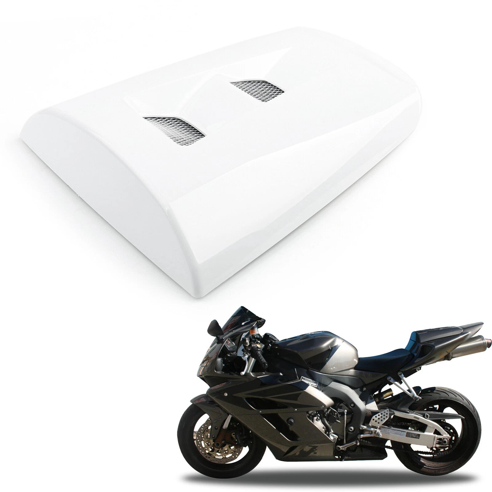Rear Seat Cover Cowl for Honda CBR1000RR (2004–2007) White UKU7