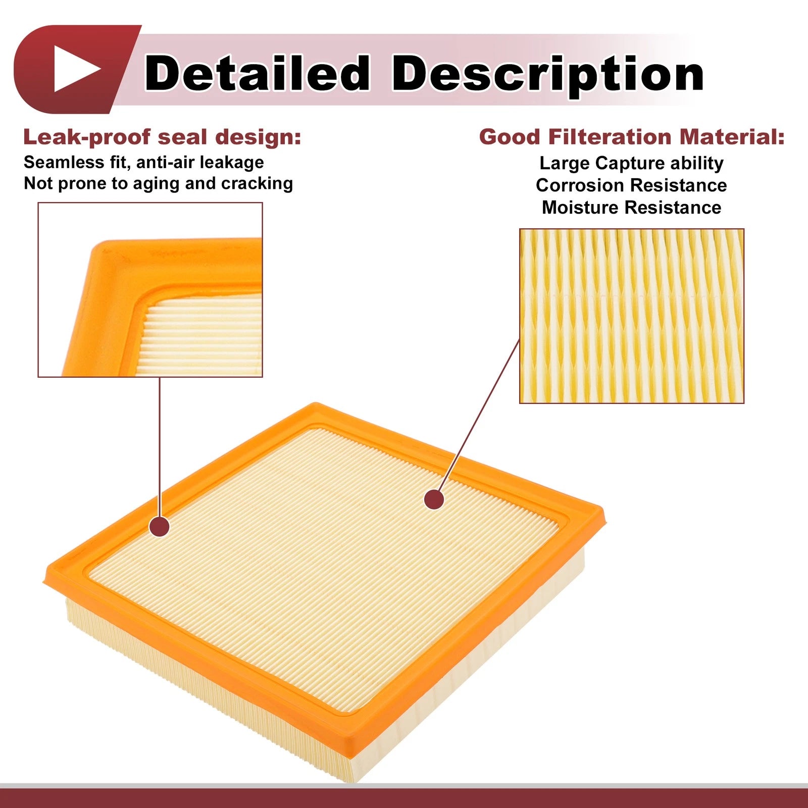 Car Engine Air Filter No. 1780125020 for Toyota (2019–2022)
