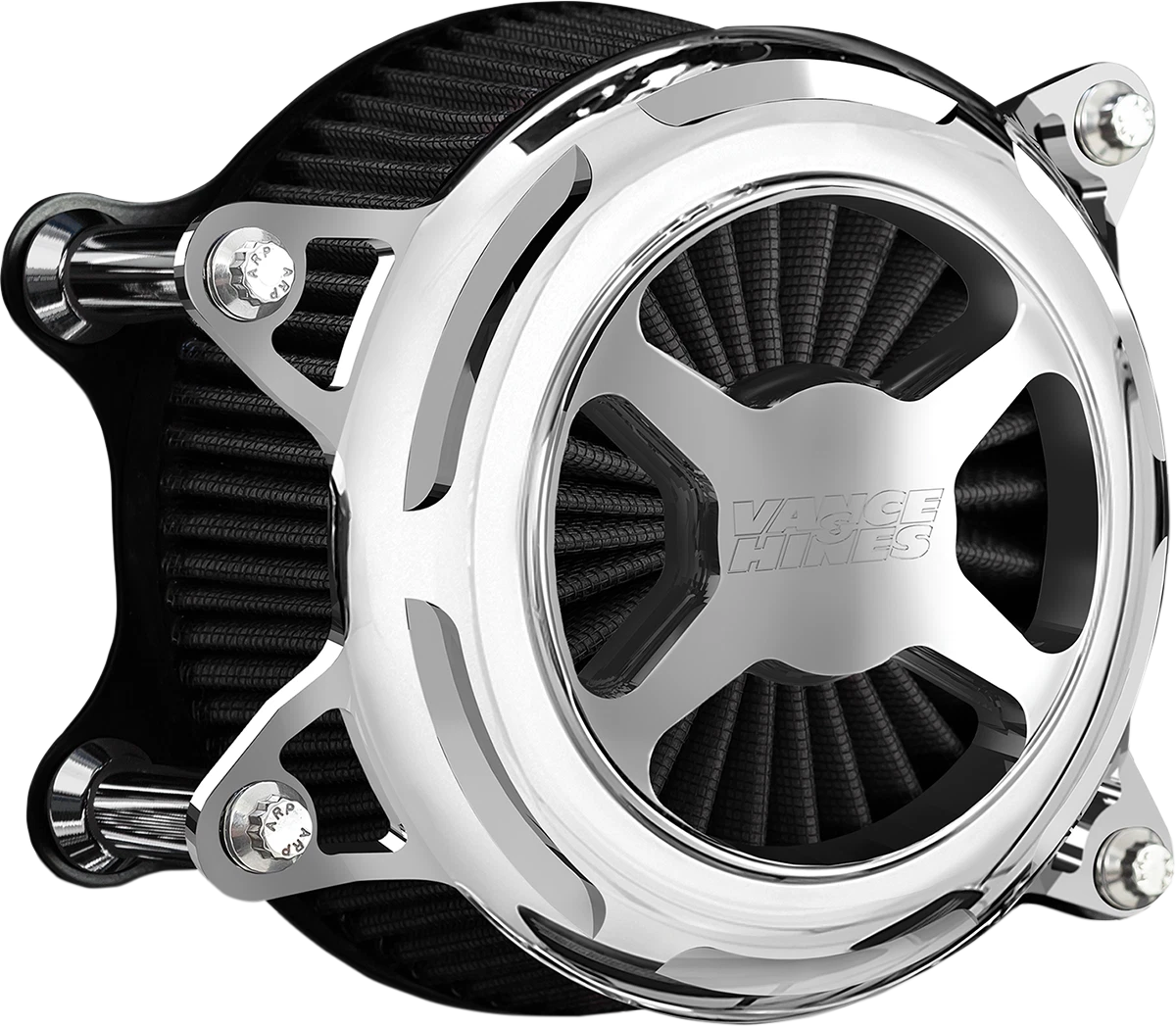 Vance & Hines VO2 X Air Intake Kit for Harley Davidson - Chrome 72345