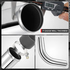90 Degrees Bend Pipe for Intercooler (3.0" OD, 9-Gauge Aluminum)