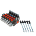 Hydraulic Control Valve Double Acting 5 Spool 13 GPM 3600 PSI SAE Ports