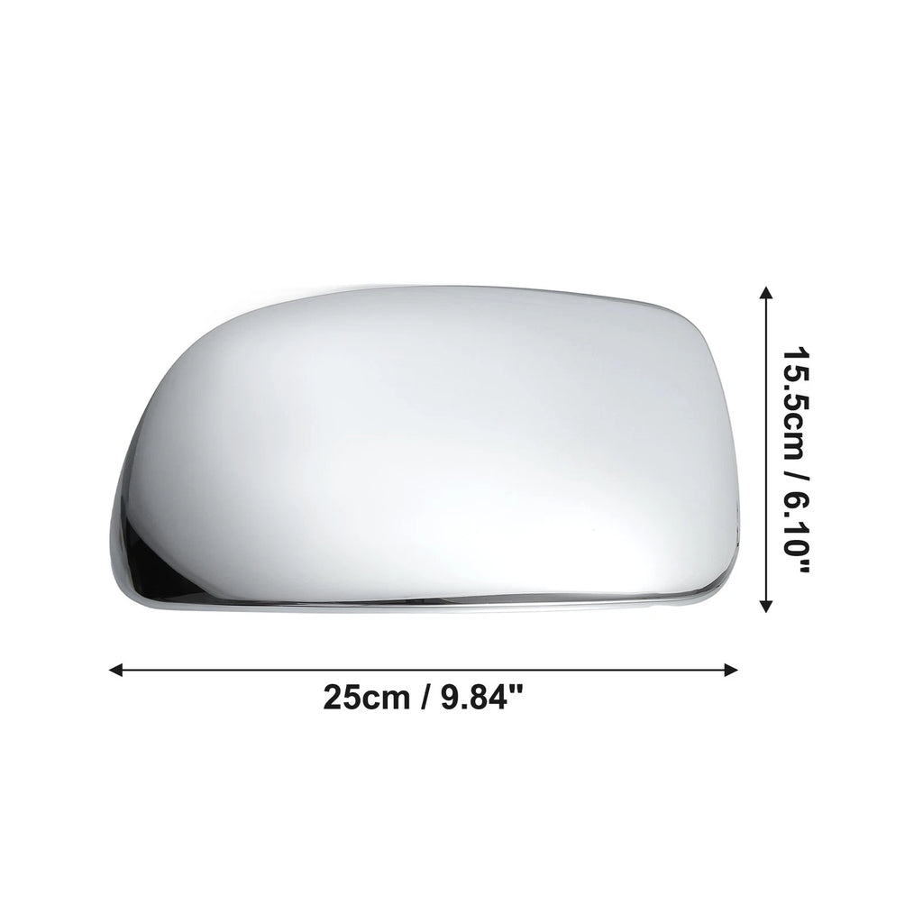 Chrome Plated Mirror Covers Cap Overlay for Chevrolet Silverado GMC Sierra 