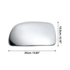 Chrome Plated Mirror Covers Cap Overlay for Chevrolet Silverado GMC Sierra 