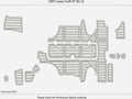 EVA Foam Teak Deck Flooring for Fibrafort 215 Focker (2006)