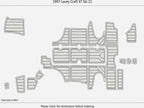 EVA Foam Teak Deck Flooring for Fibrafort 215 Focker (2006)