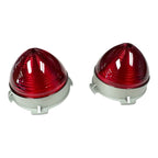 Reproduction Tail Light Lenses Pair for 1953 Chevy Passenger Car (1953–1953)