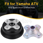 Rear Wheel Hub & Brake Drum for Yamaha Kodiak 400 YFM400FW (1993–1999)