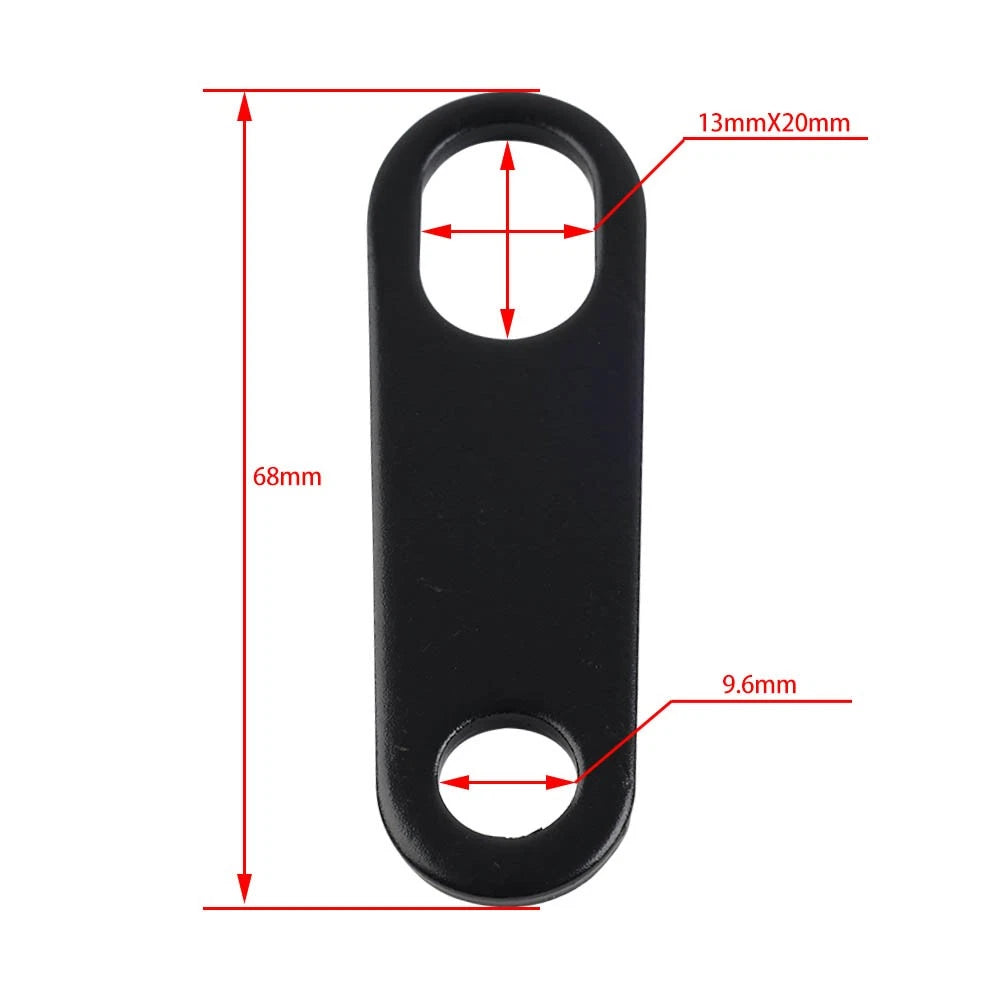 Rear Turn Signal Relocater Holder Brackets for Bobber Cafe Racer (N/A)