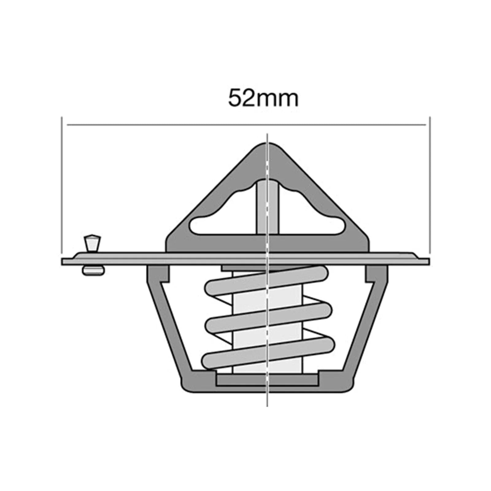 Thermostat 4cyl 1.6L for Chrysler Lancer LC (1979-1980)