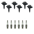 Set of 6 Ignition Coils & Spark Plugs for Audi A6 Quattro (1998–2005)