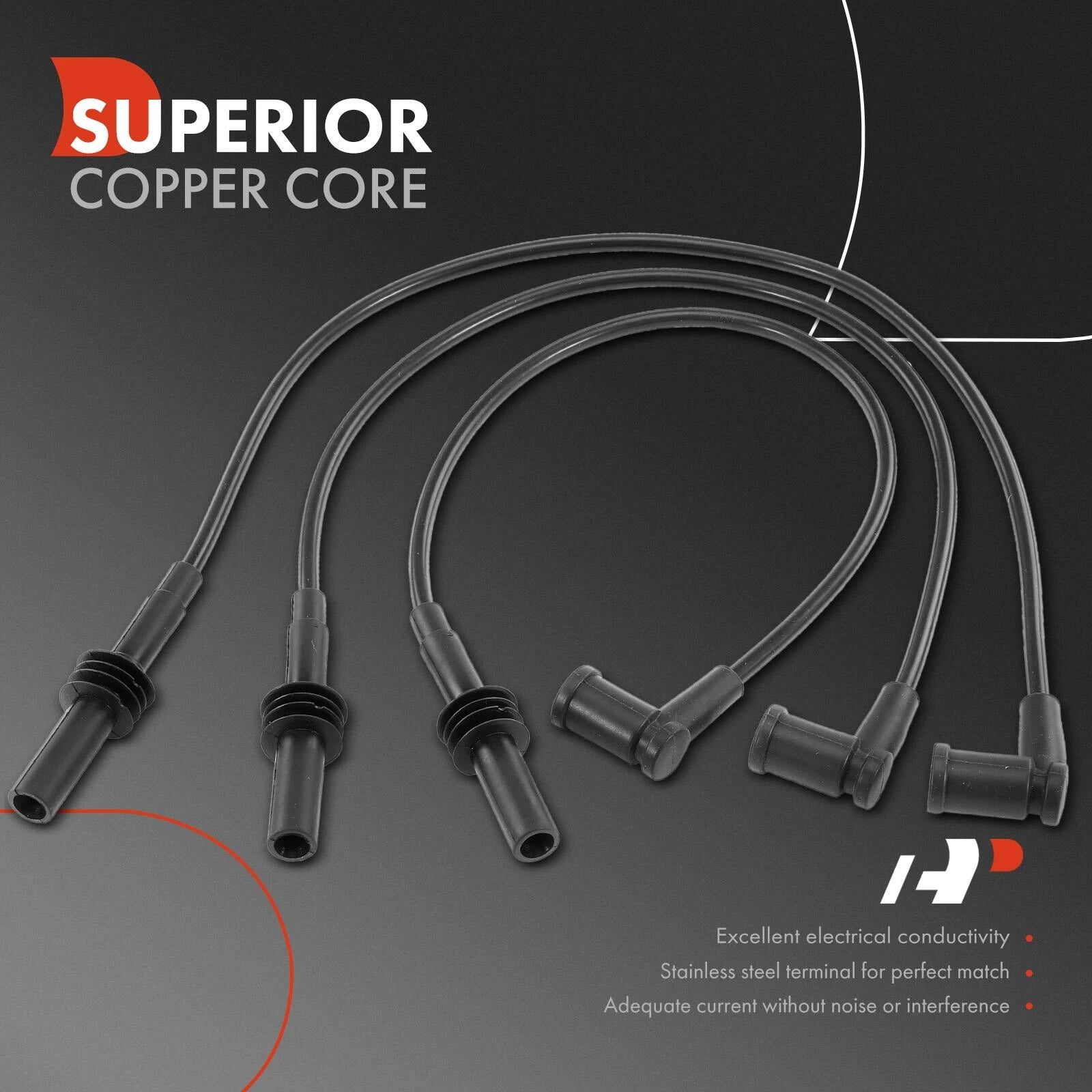 3X Spark Plug Wire Sets for Jeep Grand Cherokee (2009-2010)