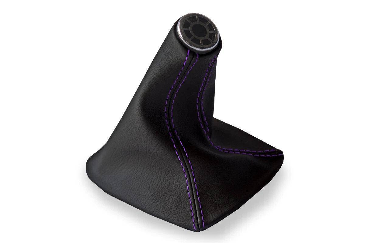 Leather Shift Boot Cover for Toyota Celica (2000–2005) - Purple Stitch