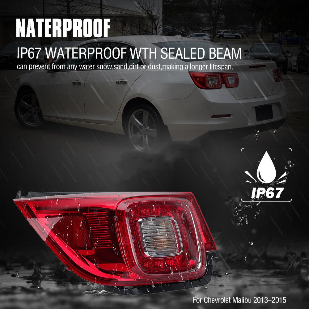 LED Tail Light for Chevy Malibu LTZ (2013–2016) Left