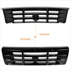 Glossy Black Front Bumper Grille for Ford Bronco/F Super Duty/F150-F350 (1992–1997)