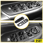 Set of 2 Window Switch Panels for Dodge Ram 1500 2500 3500 (44602)