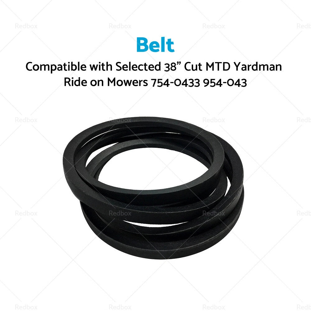 Belt for MTD Yardman Ride Mowers (38") 754-0433, 954-0433