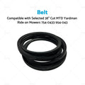 Belt for MTD Yardman Ride Mowers (38") 754-0433, 954-0433