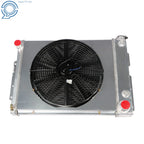3 Row Radiator with Shroud Fan for Chevy Camaro Pontiac Firebird (1967–1969)