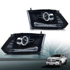LED Projector Headlights for Ram 1500 2500 3500 (2009–2018) Smoke