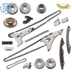Set of 4 Camshaft Adjuster Timing Chain Kit for Mercedes-Benz ML550 S550 (2012–2017)