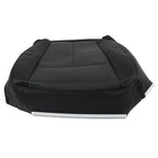Black Leather Perforated Driver Bottom Seat Cover for Ford Expedition (2007–2014)