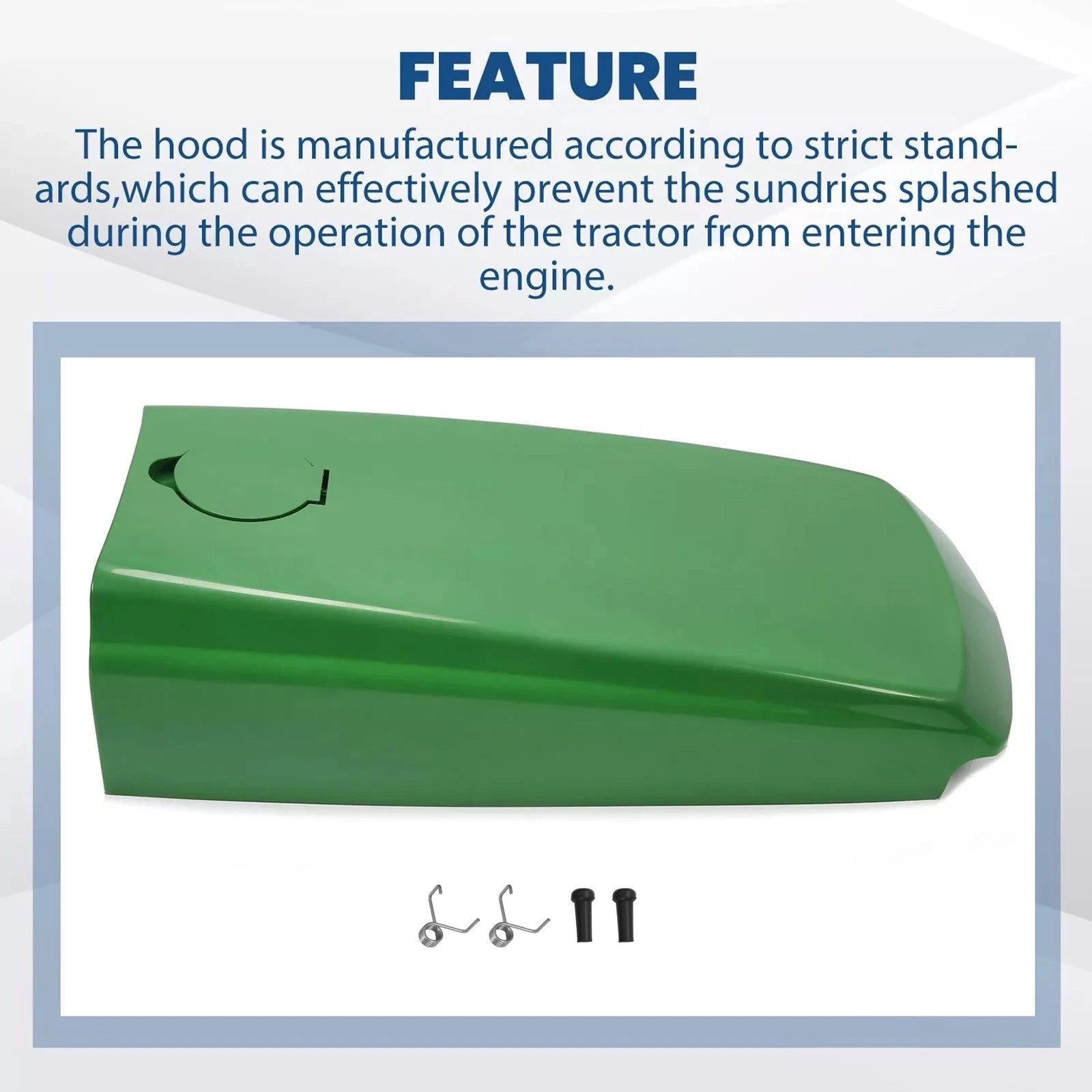 Upper Hood with Fuel Door Kit for John Deere 4500 4510 4600 4610 4700