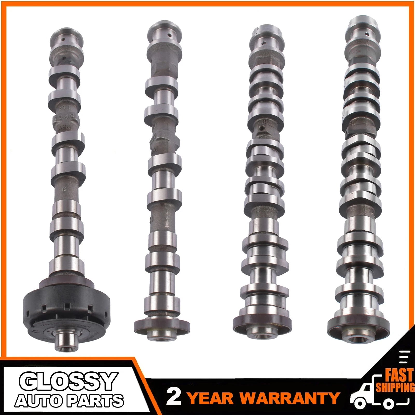 Set of 4 Intake & Exhaust Camshafts for Jeep Dodge Chrysler RAM 3.6L (2016–2025)